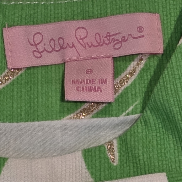 Lilly Pulitzer Delia Shift Inara Stinger print Girls Size 8 - Picture 3 of 3